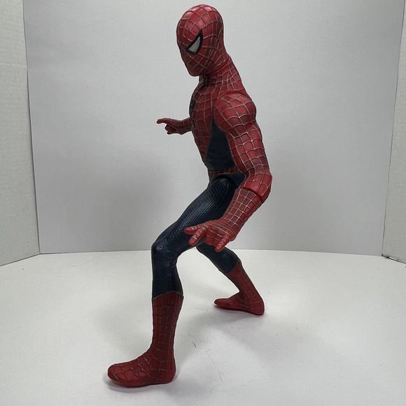 2002 Marvel SPIDER-MAN 12" Poseable  Action Figure Spiderman the Movie - Picture 6 of 11